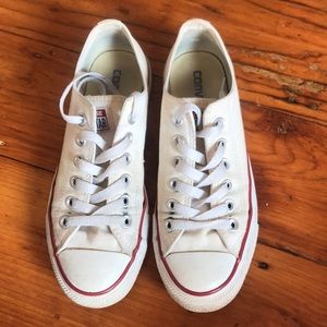 White low top converse
